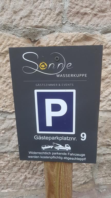 Zur Sonne "Gasthaus-Bar-Events" Poppenhausen Exterior foto